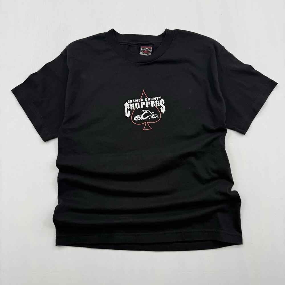 Vintage Orange County Choppers T-shirt Size Medium Spade Tee Y2K